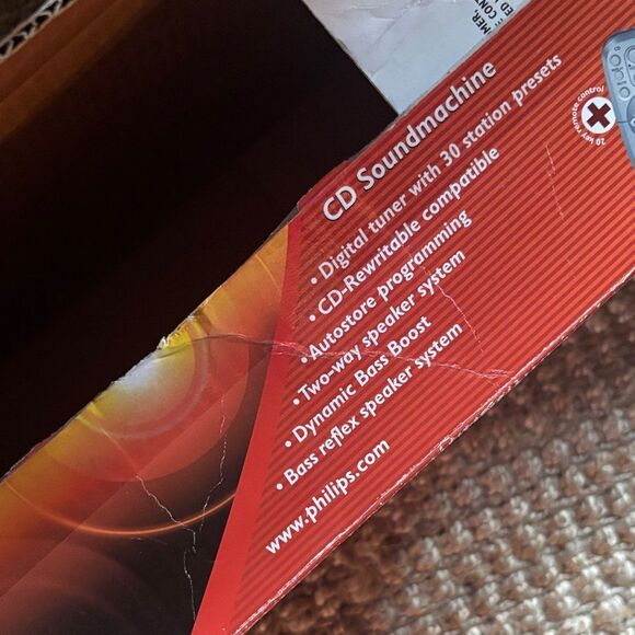 Vintgage Philips AZ2045 Black CD Soundmachine Digital Equalizer cassette player - Picture 11 of 15